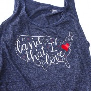“Land That I Love” Patriotic Shirt with Free Cut File