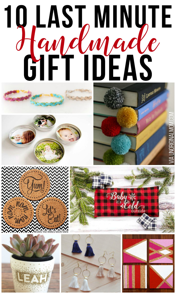 Last minute handmade gift ideas for Christmas, or any other time of year!