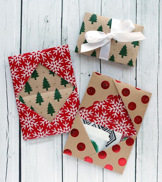 10 unique ways to wrap gift cards! Add a handmade touch with these creative gift card wrapping ideas.