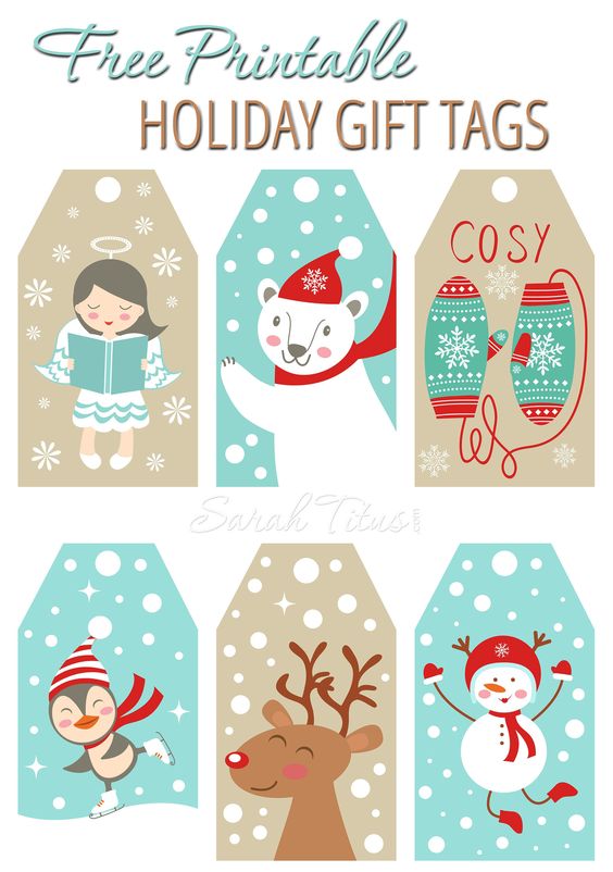 175 different FREE printable Christmas gift tags! So many beautiful tags to choose from. Dress up your Christmas gifts for free!