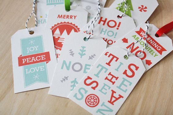 175 different FREE printable Christmas gift tags! So many beautiful tags to choose from. Dress up your Christmas gifts for free!