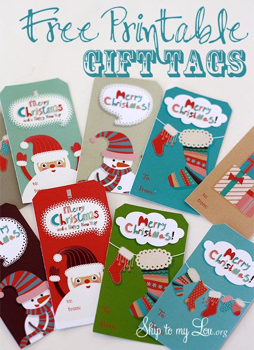 175 different FREE printable Christmas gift tags! So many beautiful tags to choose from. Dress up your Christmas gifts for free!