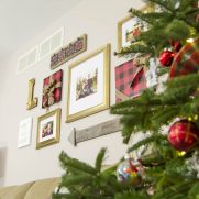 How to Decorate a Gallery Wall for Christmas