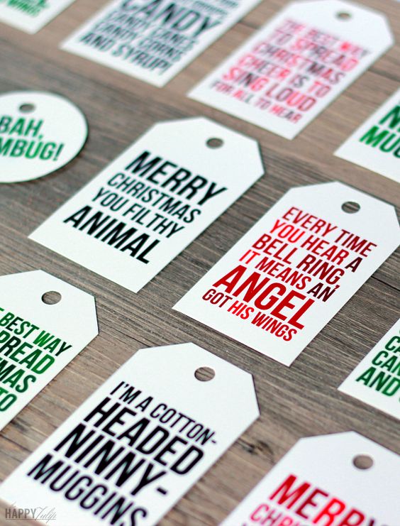 175 different FREE printable Christmas gift tags! So many beautiful tags to choose from. Dress up your Christmas gifts for free!