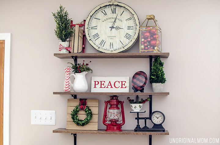 Beautifully decorated Christmas Home Tour from unOriginalMom.com - lots of great Christmas decor ideas here!