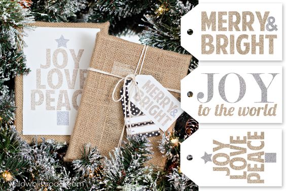 175 different FREE printable Christmas gift tags! So many beautiful tags to choose from. Dress up your Christmas gifts for free!