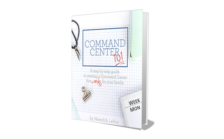 Command Center 101 - a step-by-step guide to create a Family Command Center that will actually WORK for your household!