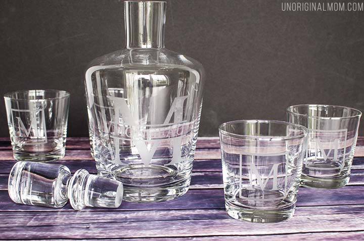 Create Your Own Whiskey Glass Etching - Creative Fabrica