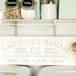 Painted Laundry Room Sign