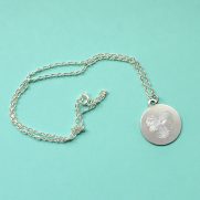 DIY Etched Fingerprint Necklace