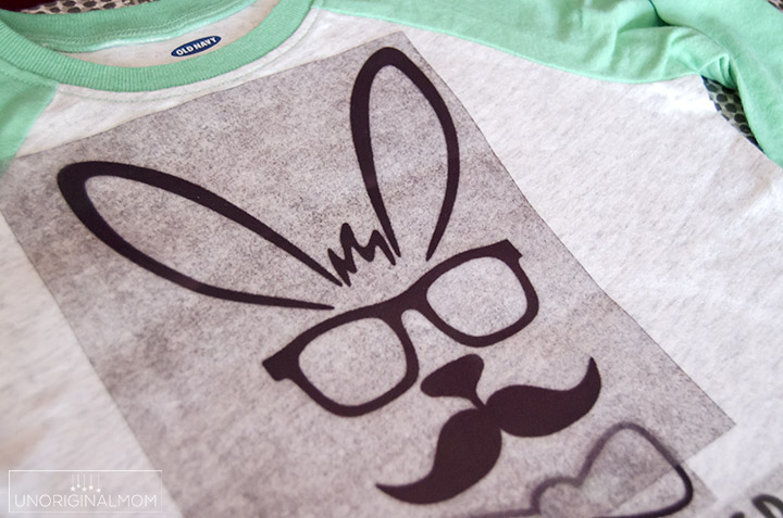"Hopster" Easter shirt with a free Silhouette Cut File - such an adorable boy's Easter shirt!