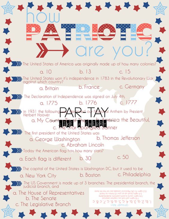 A bunch of great FREE printables for your 4th of July Party! | patriotic printables | patriotic party decor | red white and blue printables | free printables | memorial day party printables | 4th of july | independence day