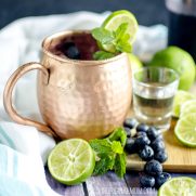 Blueberry Moscow Mule Cocktail Recipe