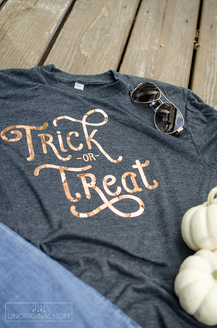 Halloween Treats Shirt Vinyl Iron-on Heat Transfer 