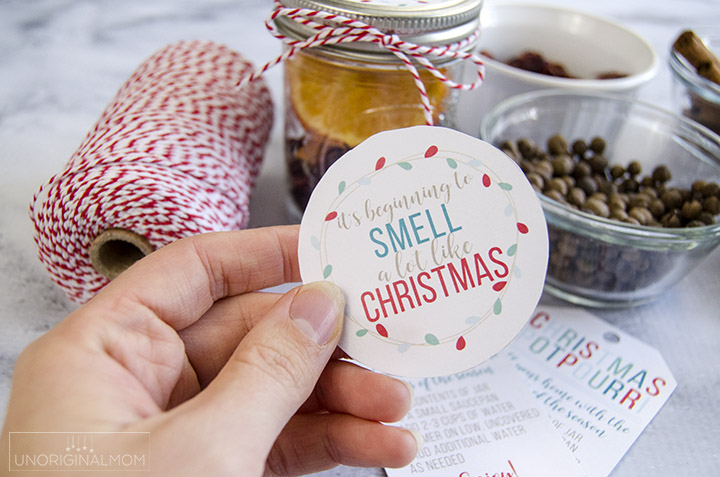 Stovetop Potpourri Gift in a Jar (with Free Tag) - Making Manzanita