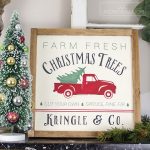Reversible Thanksgiving and Christmas Farmhouse Sign