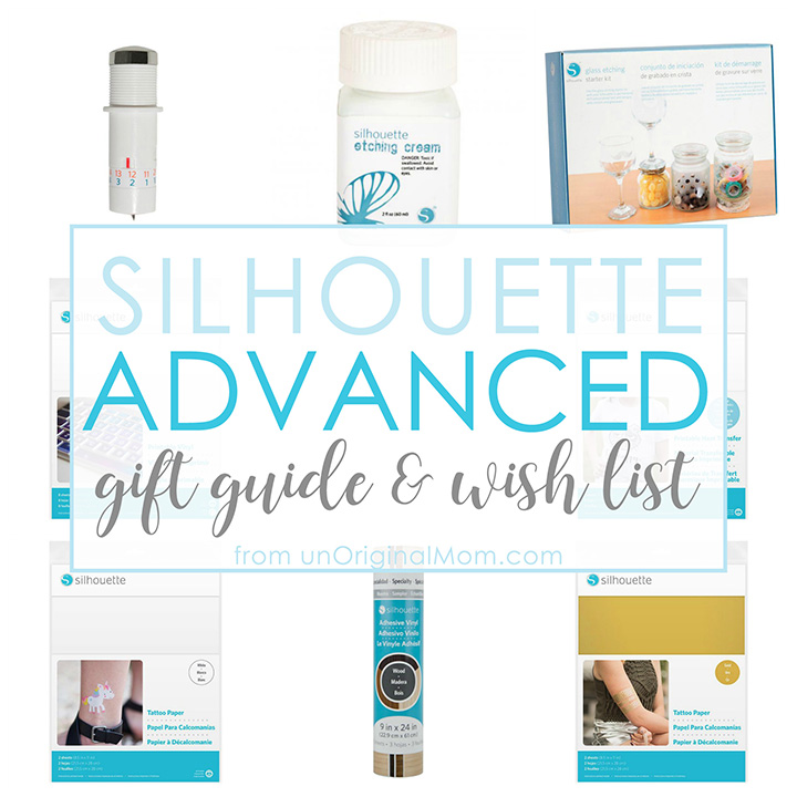 A terrific list with reviews of must have items for Silhouette crafters - a great Silhouette gift guide or wish list! #silhouettecameo #bestcraftingtoolever #silhouettegiftguide #silhouetteblackfriday #silhouetteportrait #silhouettewishlist