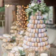 Macaron Tower for a Wedding