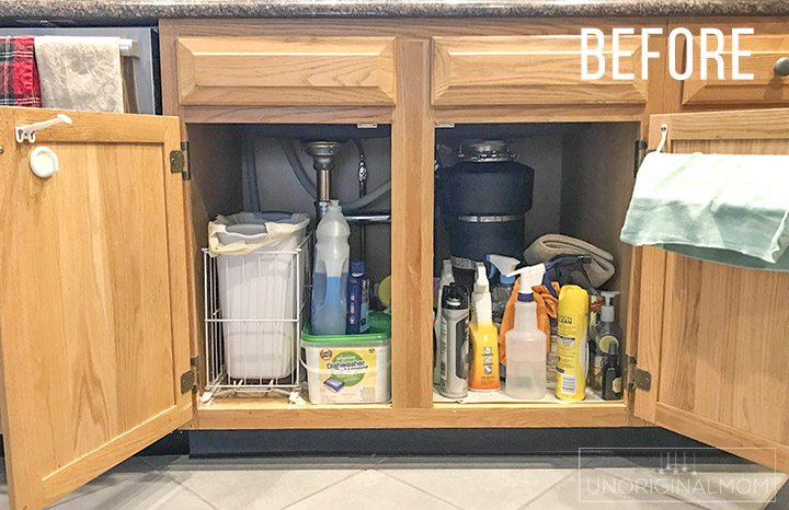 Under the Sink Organization: Before and After! - unOriginal Mom