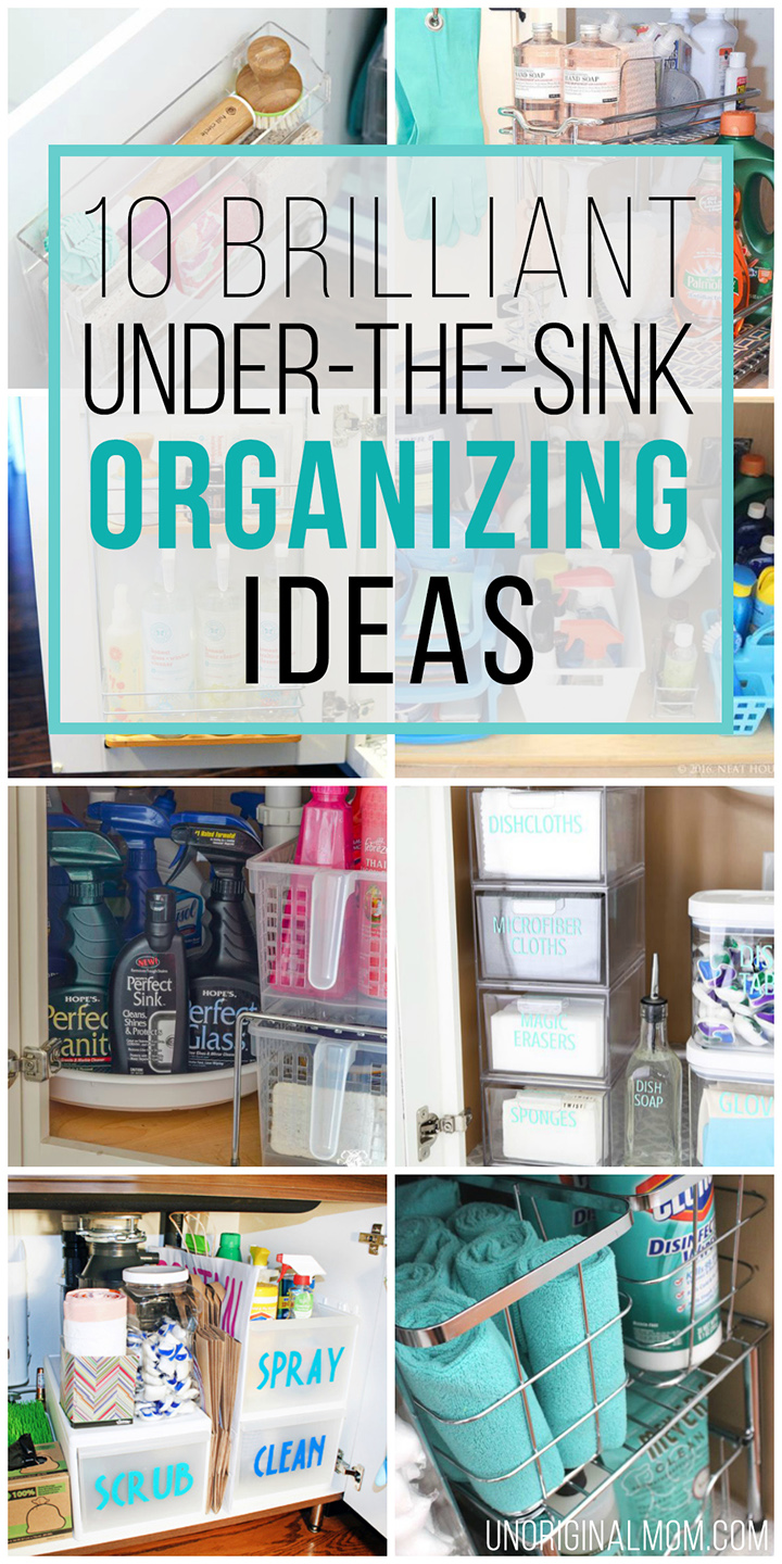 UNDER THE KITCHEN SINK STORAGE IDEAS