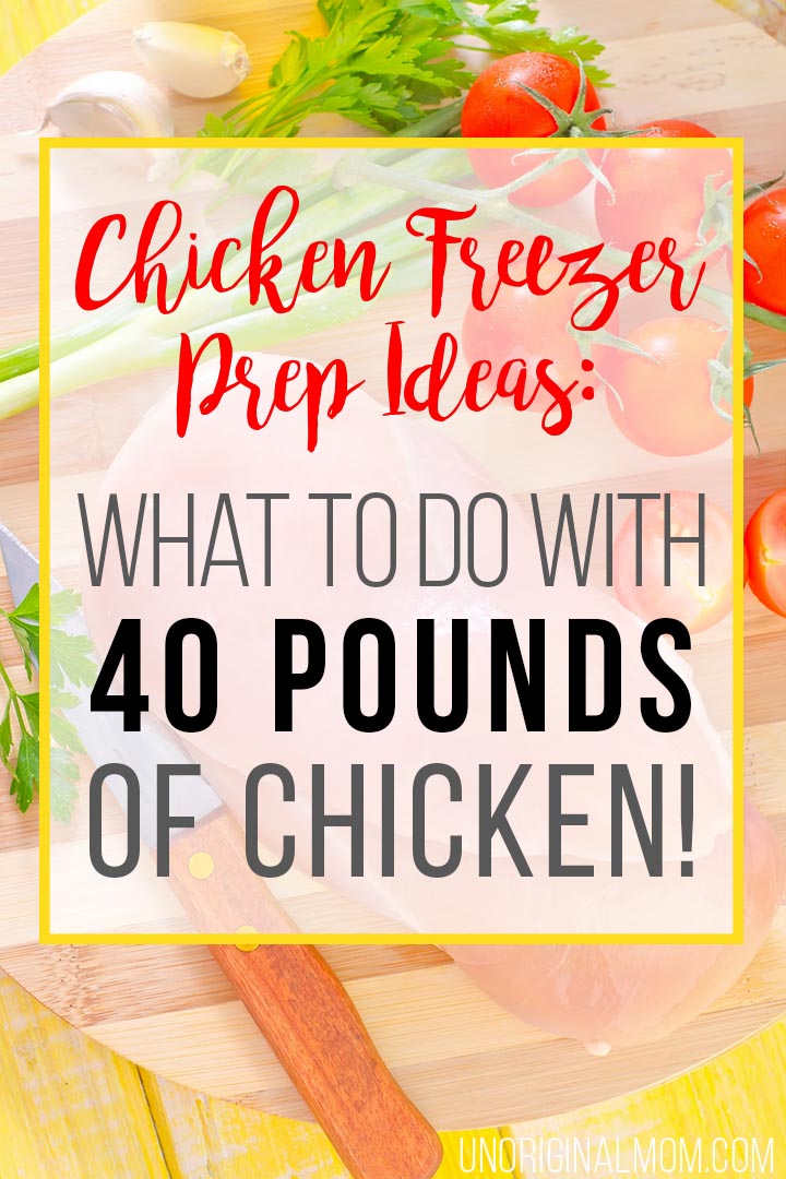 Chicken Freezer Prep Ideas: how I prepped 40 pounds of raw chicken breasts from Zaycon Fresh for quick and easy meal prep! #chicken #freezermealprep #zaycon #zayconfresh