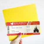 Free Printable Disney Boarding Pass Tickets + Cut File