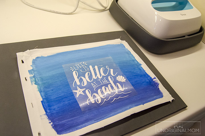 Reverse Canvas Tutorial With Heat Transfer Vinyl 