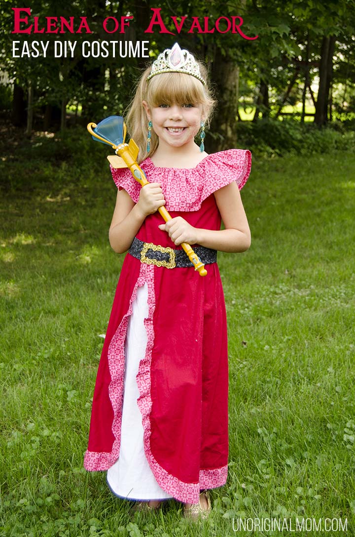 DIY Elena of Avalor costume for Halloween or a trip to Disney. Easy enough for beginning sewers!