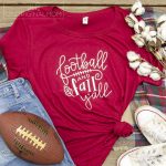Football and Fall Y’all Tee + Cut File
