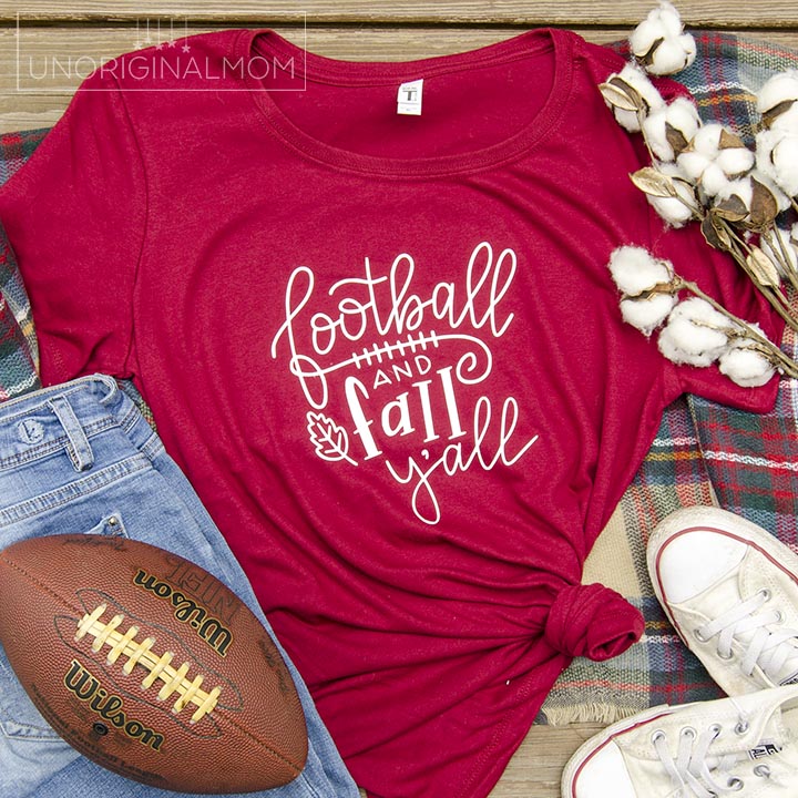 Football and Fall Y'all cut file for Silhouette Studio and SVG. Super cute fall cut file!