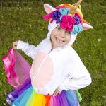 DIY Unicorn Hoodie Costume with Rainbow Tutu – Tutorial!