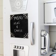 Chalkboard Menu Board for a Play Kitchen