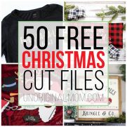 50 Free Christmas Cut Files!
