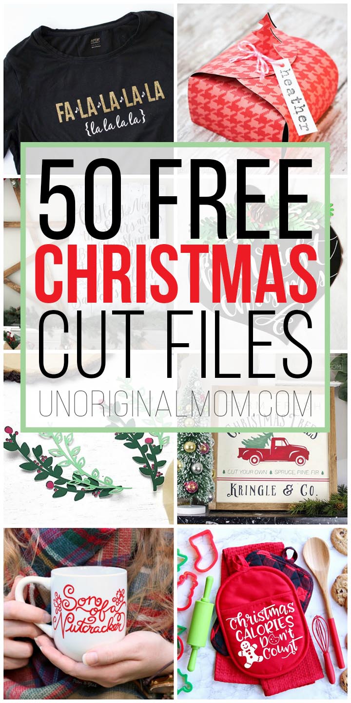 50 Free Christmas Cut Files For Silhouette And Cricut