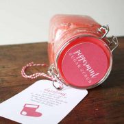 DIY Peppermint Sugar Scrub + Printable Labels