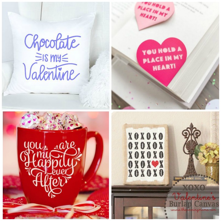 Get crafty with your Silhouette or Cricut and these adorable free cut files for Valentine's Day! #freecutfiles #svgs #silhouette #cricut