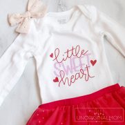 “Little Sweetheart” Valentine’s Onesie Cut File