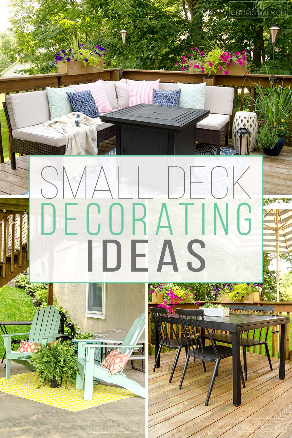 Small Deck Decorating Ideas Our Deck Tour UnOriginal Mom