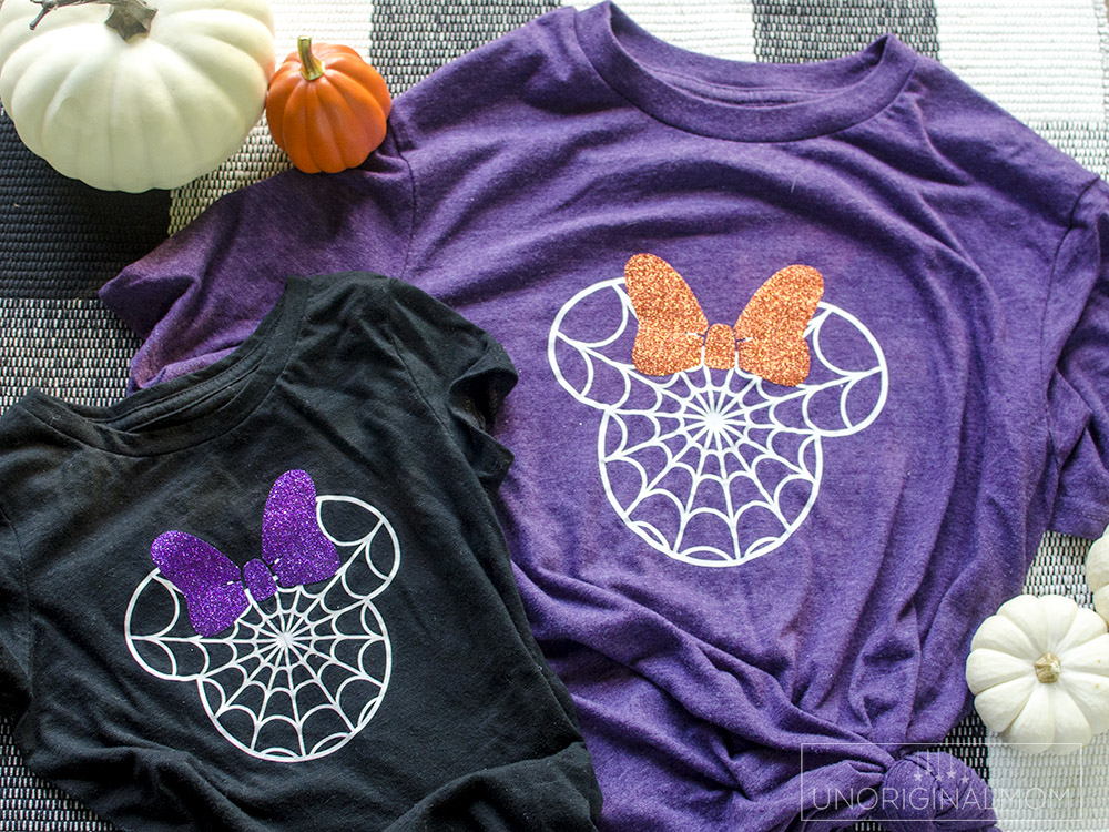 Download Diy Disney Halloween Shirt Free Minnie Spider Web Cut File Unoriginal Mom