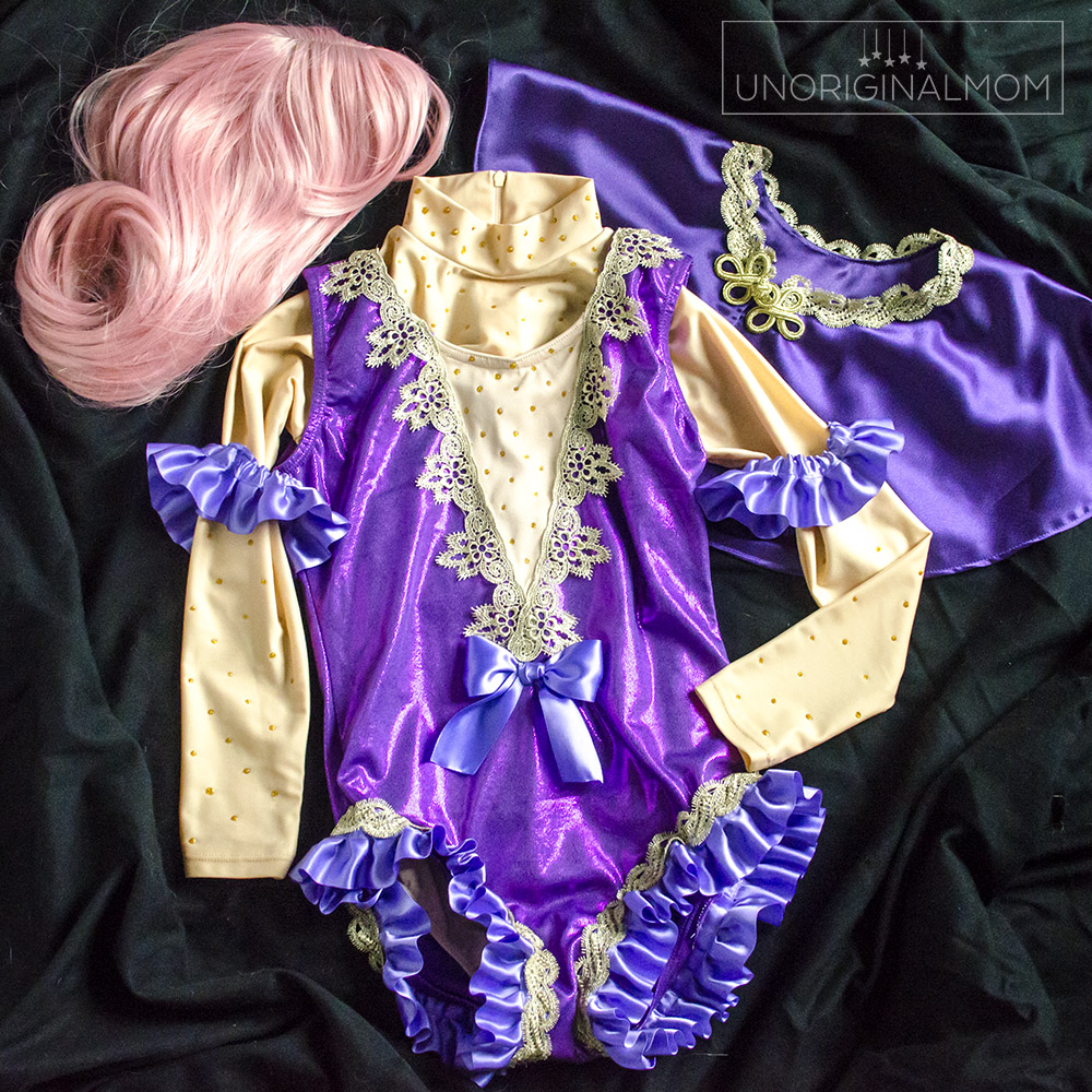DIY Greatest Showman costumes: Get all the details on this DIY Anne Wheeler costume, made out of a store bought leotard.