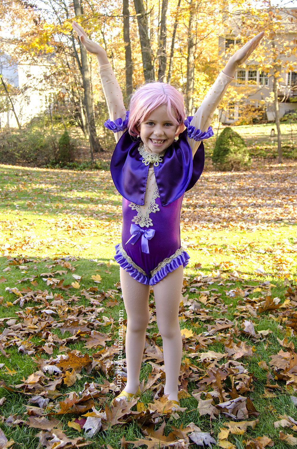 DIY Greatest Showman costumes: Get all the details on this DIY Anne Wheeler costume, made out of a store bought leotard.