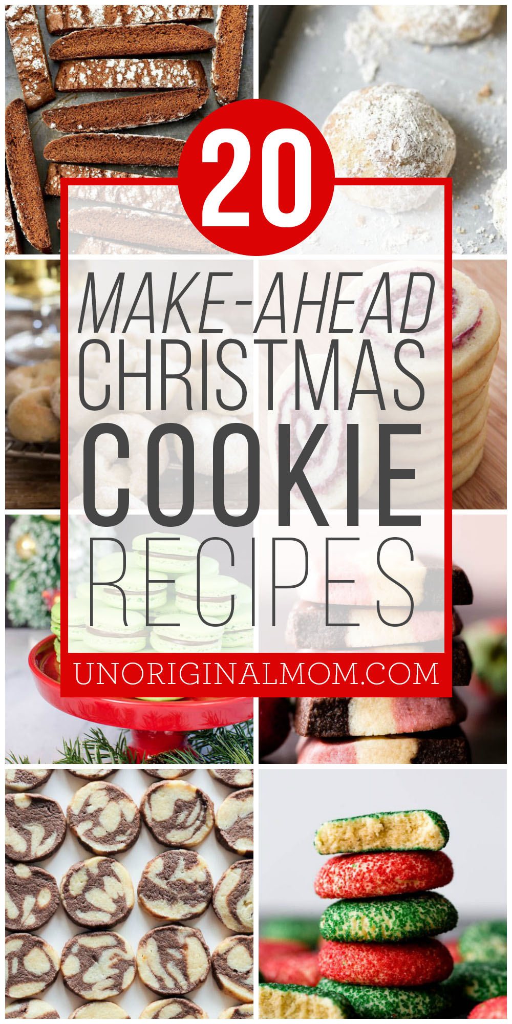 Get a head start on holiday making with this list of 20 make ahead christmas cookie ideas. Freezer friendly Christmas cookies!