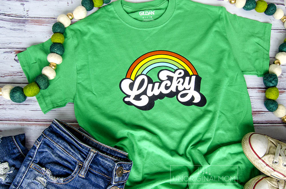 One Lucky Mama SVG • St Patricks Day T-shirt Design SVG Cut Files Cricut  Sublimation