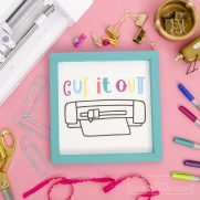 Free Crafter Life SVGs + “Cut it Out” Hand Drawn CAMEO Icon