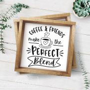 Free Coffee SVGs: Coffee & Friends make the Perfect Blend