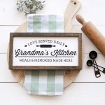 Free Kitchen Sign SVGs – Grandma’s Kitchen Sign