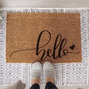 Free Hello Welcome Mat SVG